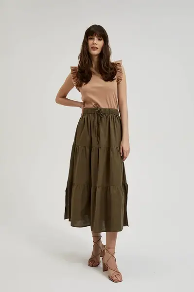 Dámská olivová sukně MOODO