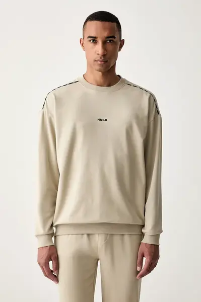 HUGO  mikina loungewear pánska s bavlnou NOAH SWEATSHIRT