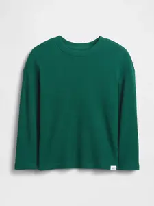 GAP Baby T-shirt with waffle pattern - Boys