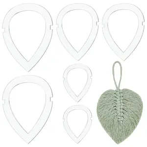 Acrylic Knitting & Macrame Feather Tassel Tool