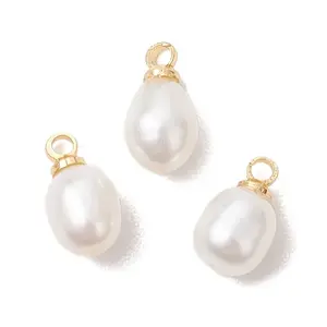 Natural Cultured Freshwater Pearl Rice Charms