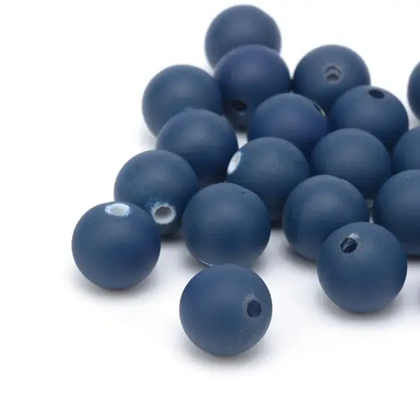 Spray Painted Acrylic Beads