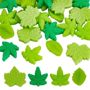 24Pcs 4 Styles Silicone Beads