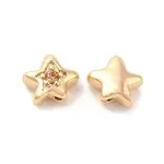 Brass Cubic Zirconia Beads
