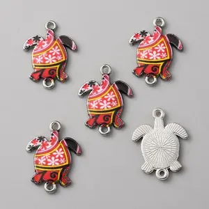Zinc Alloy Enamel Connector Charms