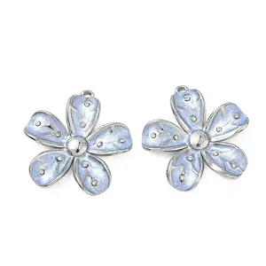 304 Stainless Steel Enamel Pendants