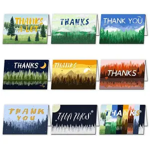 Thank You Theme Cards and Paper Envelopes