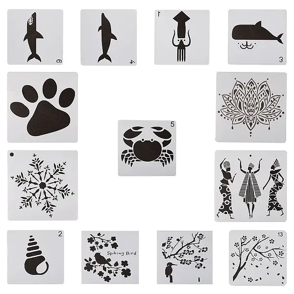 Plastic Painting Stencils