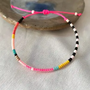 Bohemian Adjustable Glass Seed Beaded Bracelets for Women