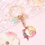 Brass & Alloy Enamel Keychain