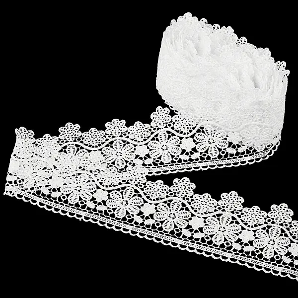 6M Polyester Fabrics Lace Trim
