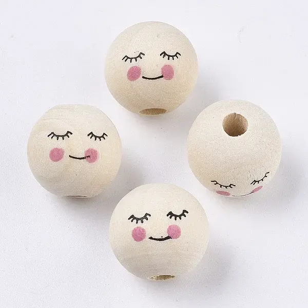 Natural Wood European Beads