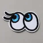 Cartoon Style Double Eye Embroidered Cloth Patches