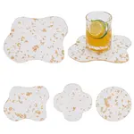 4Pcs 4 Style Transparent Acrylic Cup Mats