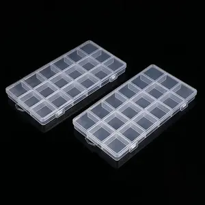 18 Grids Transparent Plastic Bead Containers