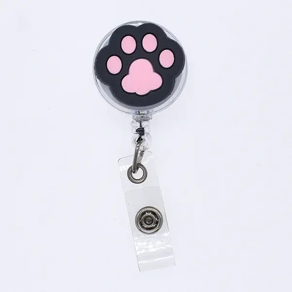 PVC Paw Badge Reel