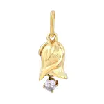 304 Stainless Steel Micro Pave Cubic Zirconia Pendants