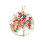 Electroplate Glass Pendants