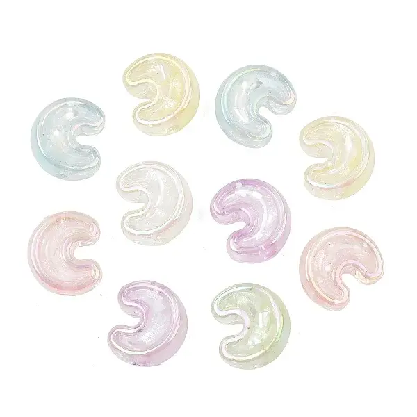 UV Plating Transparent Acrylic Beads