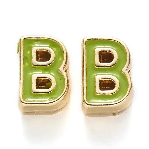 Rack Plating Alloy Enamel Beads