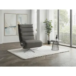 Sit & More RELAXAČNÍ KŘESLO, kůže, antracitová