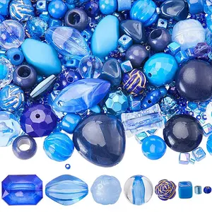 100G 5 Styles Acrylic Beads