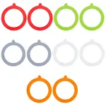 10Pcs 5 Colors Silicone Rings