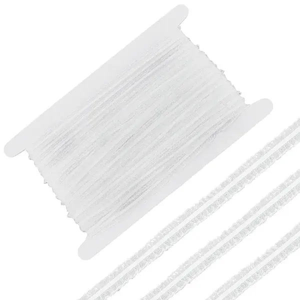 25 Yards Nylon Pleated Lace Ribbon
