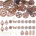 DIY Walnut Wood Dangle Earring Kits