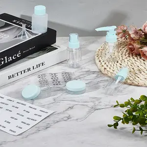 Plastic Empty Refillable Spray Bottle Set