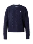 Polo Ralph Lauren Sveter  námornícka modrá / biela