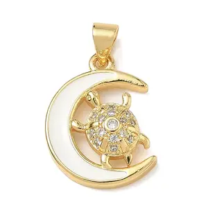 Brass Enamel Pendants