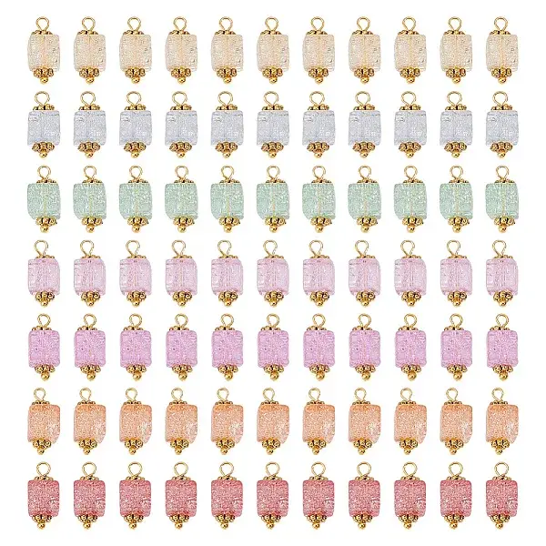 Crackle Glass Pendants