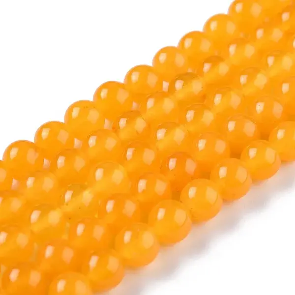 Natural White Jade Beads