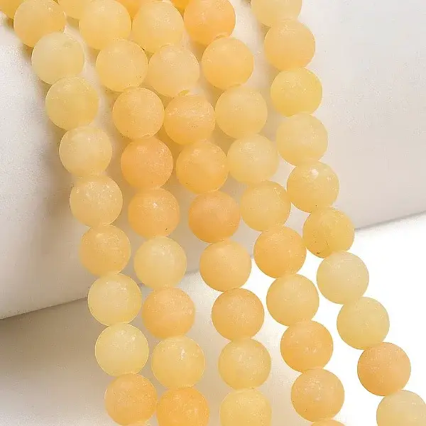 Natural Yellow Calcite Beads Strands