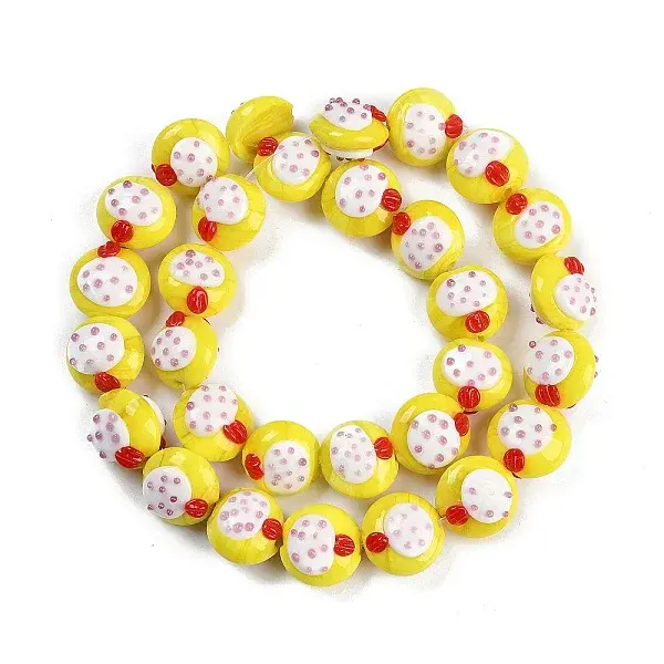 Handmade Lampwork Bumpy Beads Strands