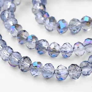 Electroplate Glass Bead Strands