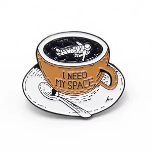 I Need My Space Enamel Pin