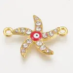 Alloy Rhinestone Links Connectors