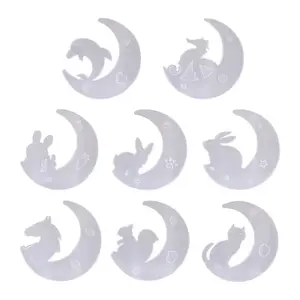 Moon Pendant Silicone Molds