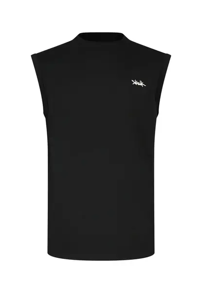 SikSilk Tričko  čierna