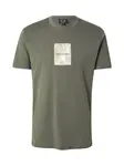ARMANI EXCHANGE Tričko  farba ťavej srsti / olivová / biela