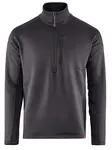 Grundéns termoprádlo grundies thermal 1/2 zip black - s