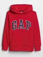 Červená klučičí dětská mikina GAP Logo hoodie