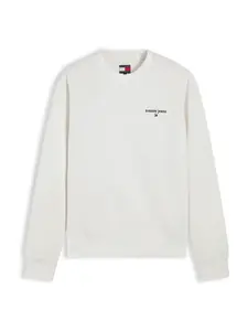 Tommy Jeans Mikina  námornícka modrá / biela