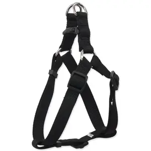 Dog Fantasy Postroj Classic M černý 2x53-77cm