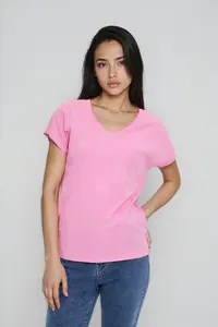 Marisse WOMEN'S TSHIRT L-TS-4951 PINK