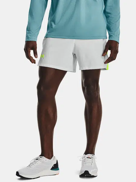Under Armour Kraťasy LAUNCH ELITE 5'' SHORT-GRY - Pánské