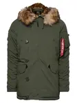 ALPHA INDUSTRIES Zimná bunda 'Explorer'  olivová
