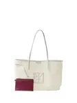 Calvin Klein Shopper  farba lesného ovocia / biela